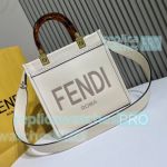 Replica Fend--i Sunshine White Small Size Tote Bag 